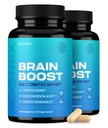 Nootrix Brain Boost Nootropní dodatek 124; Podporuje paměť, duševní soustředění, kognitivní zdraví & energie 124; Podporuje zdravé mood & funkce mozku 124; Ginkgo Biloba & DMAE 124; 120 Kapsle