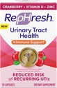 Rephresh Cranberry Urinary Tract Health Plus Imunitní dodatek, smíchaný s vitaminem D + zinek - 50 Počet