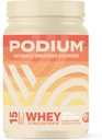 Nutriční syrovátkový prášek, vanilková zmrzlina, 22g protein per sloužící s trávicími enzymy, syrovátkový protein izolát a koncentrát, gluten zdarma, nízký karb, nízký cukr & sójová zdarma, 15 Služeb