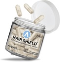 Shield vlasy 124; Vlasové kůže a nehty Vitamíny pro růst vlasů a silnější nehty, Biotin Vitamíny s vápníkem & zinek pro ženy a muže, 60 Kapsle