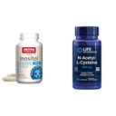 Jarrow Inositol 750mg 100 Veggie Kapsle & Life Extension NAC 600mg 60 Kapsle Podpora jater a dýchacích cest
