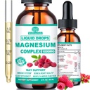 Cortisol Detox pro ženy a muže w. Super Klid 16- in-1 Magnesium, Theanine, Ashwagandha, St Johns Wort, Lemon Balm, Cortisol Wellness Liquid Drops pro vyvážený Cortisol, Harmon Balanced & Relaxation