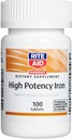 Rite Aid High potency Iron Tablets - 100 Počet