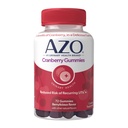 AZO Cranberry Močové Trakt Zdraví Gummies Dietní dodatek, 2 Gummies = 1 Sklenice brusinkové šťávy, Pomáhá čistit a chránit, Přírodní Berrylicious Flavor, Non- GMO, 72 Gummies