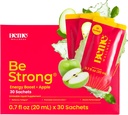 BeMe Vitamin B12 Tekutý Shot, BeStrong - Vitamin B 12 Nápoje tekutý dodatek podporuje Energy Boost, Focus, & Koncentrace - Guarana, Taurin, & Kolagen doplňky Podporovat obnovu (30 Sachets)