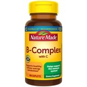 Příroda vyrobena B komplex s vitaminem C, dodatek stravy pro podporu imunitního systému, 100 kaplety, 100 denní zásobování