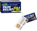Zdraví A2Z, Extra Strength Pain Relief PM, 24 tablet, Srovnání s Tylenol PM Aktivní ingredience