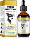 Přírodní kvasinková infekce Léčba pro psy, Psí kvasinková infekce Léčba, Psí alergie Relief, Itch a Imunity Relief, Zlepšuje Coat & Skin, Psí Bylinný dodatek, 2 oz