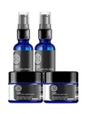 C60 Kompletní řešení pro péči o pleť - Anti Aging Moisturizer, Maska, Eye Cream a sérum s uhlíkem 60 Superantioxidant - Zjasnění pro tmavé spoty, Dokonce i pokožka Tone, Oční plocha, Jemné linky a vrásky