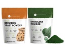 Kate Naturals Brewer 's Yeast 12oz & Spirulina Powder 8oz Bundle