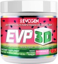 Evogen EVP 3D - Stim zdarma Pre Workout Prášek pro muže a ženy 124; Cukr zdarma Non Stim Preworking s Beta Alanin a Creatine pro energii a čerpadlo 124; Sour Meloun 124; 40 Servings