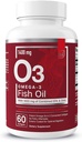 Základní prvky Omega33 Rybí olej dodatek s EPA & DHA PHARMAN124; mastné kyseliny pro imunitní, srdce a kognitivní podporu PHARMAN124; 60 Softgels