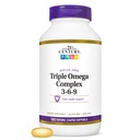 21. století Triple Omega Complex 3 6 9 Enteric Coated Softgels, 180 Count Bottle (22875)