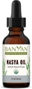Banyan Botanicals Nasya Oil - Organické Bylinné Nasal Kapky pro čisté dýchání - Ayurvedic Nasal Cleaner a Nose Moisturizer * - Jeden tekutý Ounce - Certified Organic, Non GMO, Chemical Free