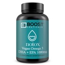 Vegan Omega 3 Řasy DHA 410mg PHARMAN 124; No Fishy After taste PHARMAN 124; Heart Brain PHARMAN 124; Schizochytrium sp DHA EPA 60ct