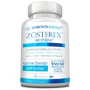 Schválený vědecký zosterex - Extra- Strength L- Lysin 1000mg, vitamin B Complex, zinek - Imunitní podpora a léčba chladem - 60 Veganových kapslí - 1 lahvička