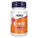 Nyní Potraviny Doplňky, Vitamin E- 400 IU Smíšené tokoferoly, Antioxidační ochrana *, 50 Softgels