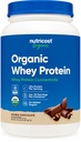 Nutricost Organic Whey Protein koncentrát, Double Chocolate ochucené, (2LBS) - gluten- Free, Non- GMO