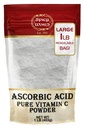 Spicy World Ascorbic Acid 1 LB Bulk Bag - čistý vitamín C Powder - 100% čistý, potravinářský stupeň, lze použít pro konzervování, ovoce, bazény - USP stupeň
