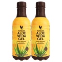 Forever Living - Forever Aloe Vera Gel - 99,7% Čisté listy Aloe Vera Juice - Preservative- Free - 33,8 fl oz (balení po 2)