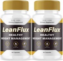Rize laboratoře (2 Pack) LeanFlux - Lean Flux Ztráta hmotnosti zvýšit BAT Úrovně, Leanflux Recenze Non- GMO Snadno polykat Doplněk pilulky, Získat Brown Adipose Tissue BurnFat (120 Kapsle)
