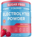 Keto Vitals Keto Electrolytes Powder 124; Keto- Friendly Electrolytes with Draslík, Magnesium, Sodík, vápník 124; Electrolytes Cukr zdarma 124; Doplněk Energy Drink Mix 124; Nulové kalorie, Nulové sacharidy