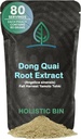 holistický bin Dong Quai kořenový prášek extrakt - Wild Harvested Angelica Sinensis - Ženský ženšen Herb pro ženské zdraví a čaj - Extrahovaný pro zvýšenou absorpci - pěstovaný v Japonsku - 80 Grams