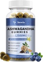 Totaria Sugar Free Ashwagandha Plněné gumy w / Vitamin D3, Magnesium Glycinát, Rhoddiola, Ultra síla Ashwa Root doplňky pro ženy & Wen, pro relaxaci, Energie, Cortisol Gummies