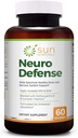 Neuro Defense with Omega33 Fatty Acids EPA & DHA, Anthokyaniny z Bilberry Extract, B- Complex Vitamins, Vitamins C & D3, Fosfatidylcholin, 60 VCaps, Non- GMO, gluten zdarma