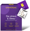 De-Stress & Sleep dodatek - 10- in-1 Přírodní spánková pomoc pro dospělé, Denní Multivitamin s hořčík, Melatonin, Ashwagandha, L Theanine, Valerian Root, Spící pilulky pro muže a ženy, 30 Pack