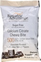 Bariatrická výhoda vápníku Citrát Chewy Bites 500 mg s vitaminem D3 pro bariatrické chirurgie Pacienti včetně gastrického bypassu a sleeve gastrektomie, bez cukru - Čokoláda Flavor, 90 Počet