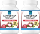 Zmrazit sušené Mangosteen Pericarp Kapsle 2PK, 1.5 Grams per Serving, 90 Veggie Kapsle per Lahvička, Xanthone Rich