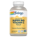 SOLARAY Super Bio Buffered Vitamin C 1000mg, Two-Stage, Časované uvolnění Vitamin C s bioflavonoidy, Imunitní Supplement - Vysoká absorpce, Vegan, 60 denní záruka, 180 Služební, 360 VegCaps 180