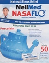 NeilMed Nasaflo Porcelain Neti Pot, 50 Počet (balení se může lišit)