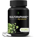 HUMANX Sulforaphane + 602mg - USA Testovaná třetí strana - Sulforaphane s brokolicovým semenem Extract & Moringa - Podporuje antioxidační výrobu, detoxikaci, a buněčné zdraví - Brokolice dodatek