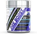 Amazing Muscle Pre Boost Formule s kofeinem dodatek 124; 20 Servings per Container 124; Blue Raspberry Flavor