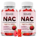 NAC Gummie pro děti a dospělé, N Acetyl Cystein 1000mg NAC dodatek pro antioxidanty a imunitní podporu, Lung & jaterní zdraví, Malina Flavor 120 Počet