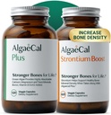 ALGAECAL Bone Builder Pack - Příplatek vápníku na bázi rostlin & Strontium - Organic Calcium 750mg s vitaminem D3 1600 IU, Vitamin K2, hořčík, 16 Nutrients for Bone Health & Density (1- Month Supply)