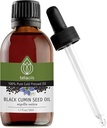 Teliaoils Black Seed Cumin Oil, 100% čistý, přírodní, studená lisovaná, bohaté na Omega-3 & Omega-6 mastné kyseliny & Polyfenoly Premium stupňů, pro pleť, nehty a vlasy, vynikající antioxidant