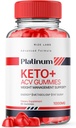 rize laboratoře Platinum Keto AVC Gummies pro pokročilé hubnutí, dodatek pro maximální sílu Gomitas (60 Gummies)