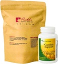 Rachel 's Tea and Candida Support: 30 Day Supply Turmeric, Wild Yam, Ginger, Peppermint, Fennel, Slippery Elm + Candida Support Kapsle