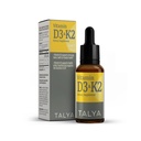 TALYA Vitamin D3 & K2 PHARMAD124; Tekutý vitamin D3 s K2 Drops PHARMAD124; 1000 IU GARMAD124; Imunitní podpora - Pomáhá podporovat silné kosti a zdravé srdce PHARD124; Non- GMO PHARMAD124; Vegan GARD124; 60 Servings, 0.34 fl.oz