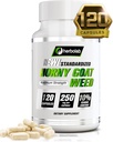 Herbolab Horny Goat Weed Extract, Standardizovaný na 10% Icariin, 250mg x 120 Kapsle (AKA Epimedium Extract, Barrenwort, Bishop 's Hat, Fairy Wings, Yin Yang Huo)