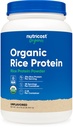 Nutricost Organic Rice Protein Powder (2 LB) - Gluten- Free, Non- GMO (od Brown Rice)