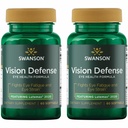 Swanson Vision Defense Antioxidant Vision Health Supplement Lutein Zeaxanthin Astaxanthin Brokolice Extract Bilberry Extract 60 Softgels Sgels (2 balení)