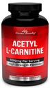 Divine Bounty Acetyl L- karnitin Kapsle 1200mg per Serving - L Carnitin dodatek 120 Vegetariánské Kapsle