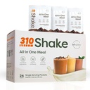 310 Nutrition - All- In- One Strava Náhradní Shake - Nová formule s Fiber Rich Vegan Superfood Blend - Přírodní sladkosti - Nízký karb Shake, Keto & Paleo Friendly - Gluten Free - 26 esenciální vitamíny & Minerály - Variety Shake Box - Čokoláda Bliss