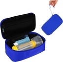 Beautyflier Travel Carrying Case pro přenosné Nebulizer, Inhaler Spacer pro děti a dospělé, Inhaler Holder Asthma Carrying Bag with Mesh Pocket for Medicine and Other Essentials, Blue (Pouzdro pouze)