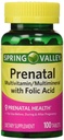 Spring Valley - Prenatal, Multivitamin, Multimineral, 100 tablet w. Kyselina listová