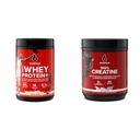 Six Star Syrovátkový protein Plus & creatin Monohydrát Powder Bundle 124; Vanilla syrovátkový protein izolát 1,8 liber & Neochucené Creatin 60 Služeb